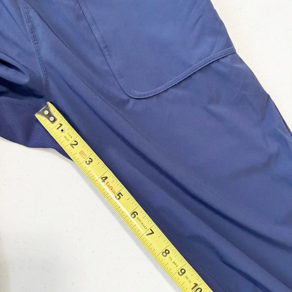 Lululemon Beyond The Studio High Rise Crop Pant Blue 6